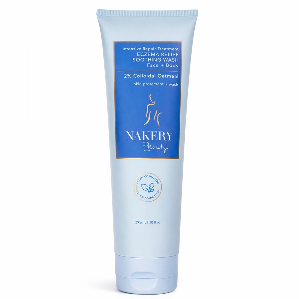 ✨ Nakery Beauty Eczema Relief Soothing Wash Face + Body (10 fl oz / 295 mL) 🎀
